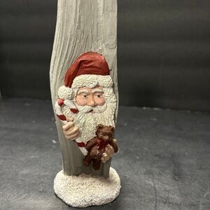 Santa Figurine Holiday Decor in Red and White - Unbranded